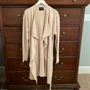 NWT • Drapped Collar Wrap Sweater / Cape / Coat w Tie at waist
